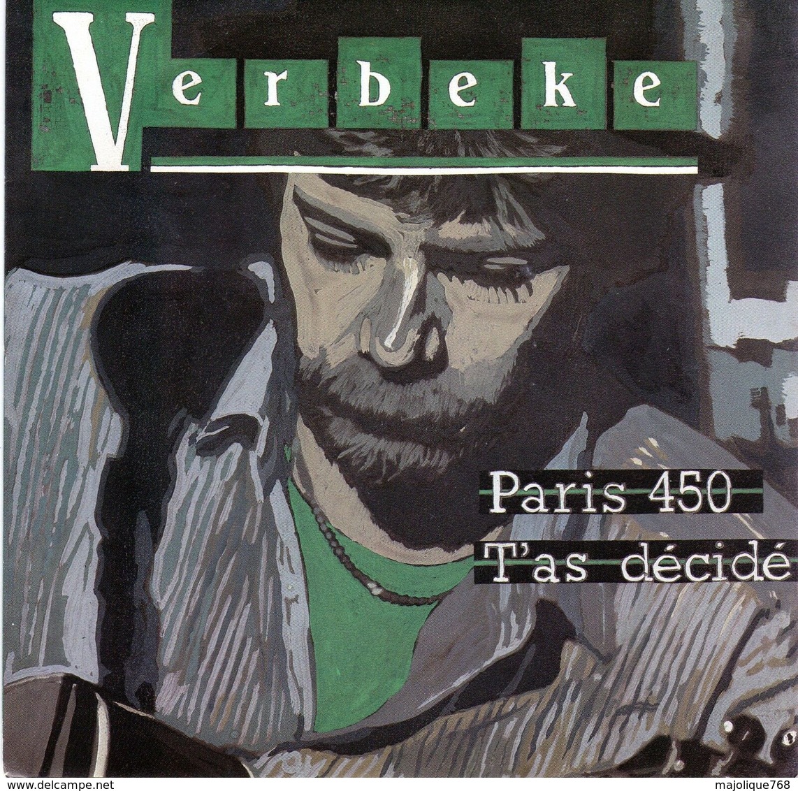 Disque De Patrick Verbeke - Paris 450 - Carrere CA 171 13.718 - 1985 - - Blues