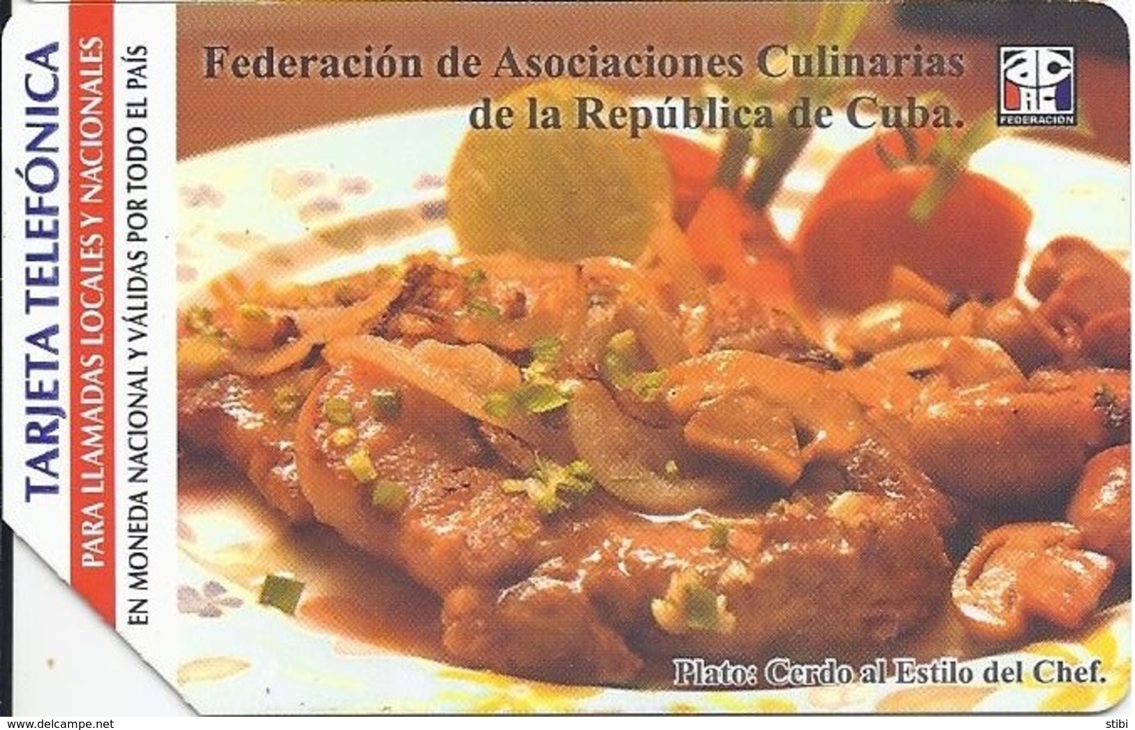 CUBA - CULINARIAS - PLATOS - Cuba