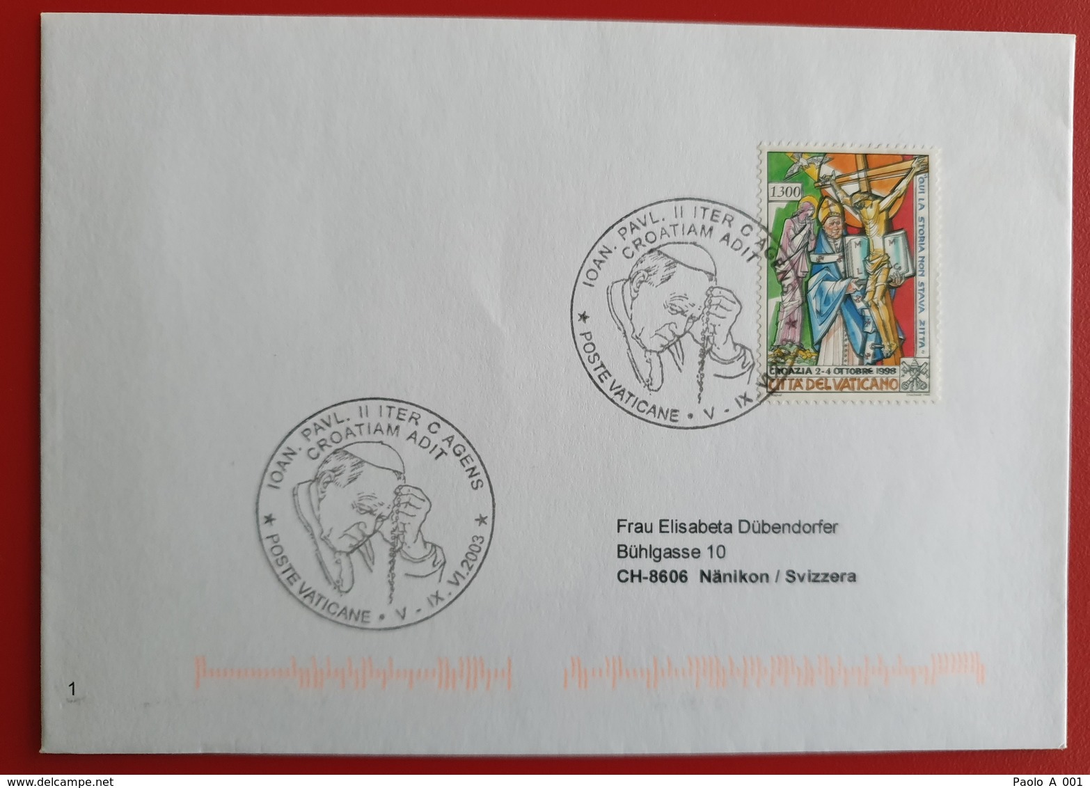 VATICANO VATIKAN VATICAN HRVATSKA CROATIA IOAN PAUL II Visit Croatia 2003 - Lettres & Documents