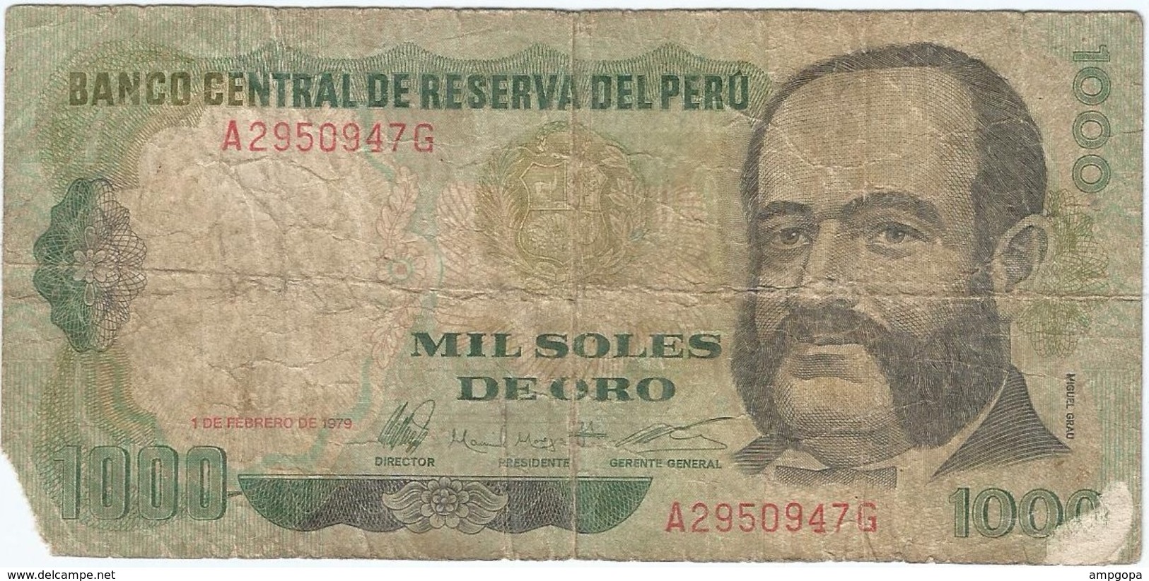 Perú 1.000 Soles De Oro 1-2-1979 Pk 118 1 Ref 5 - Perú