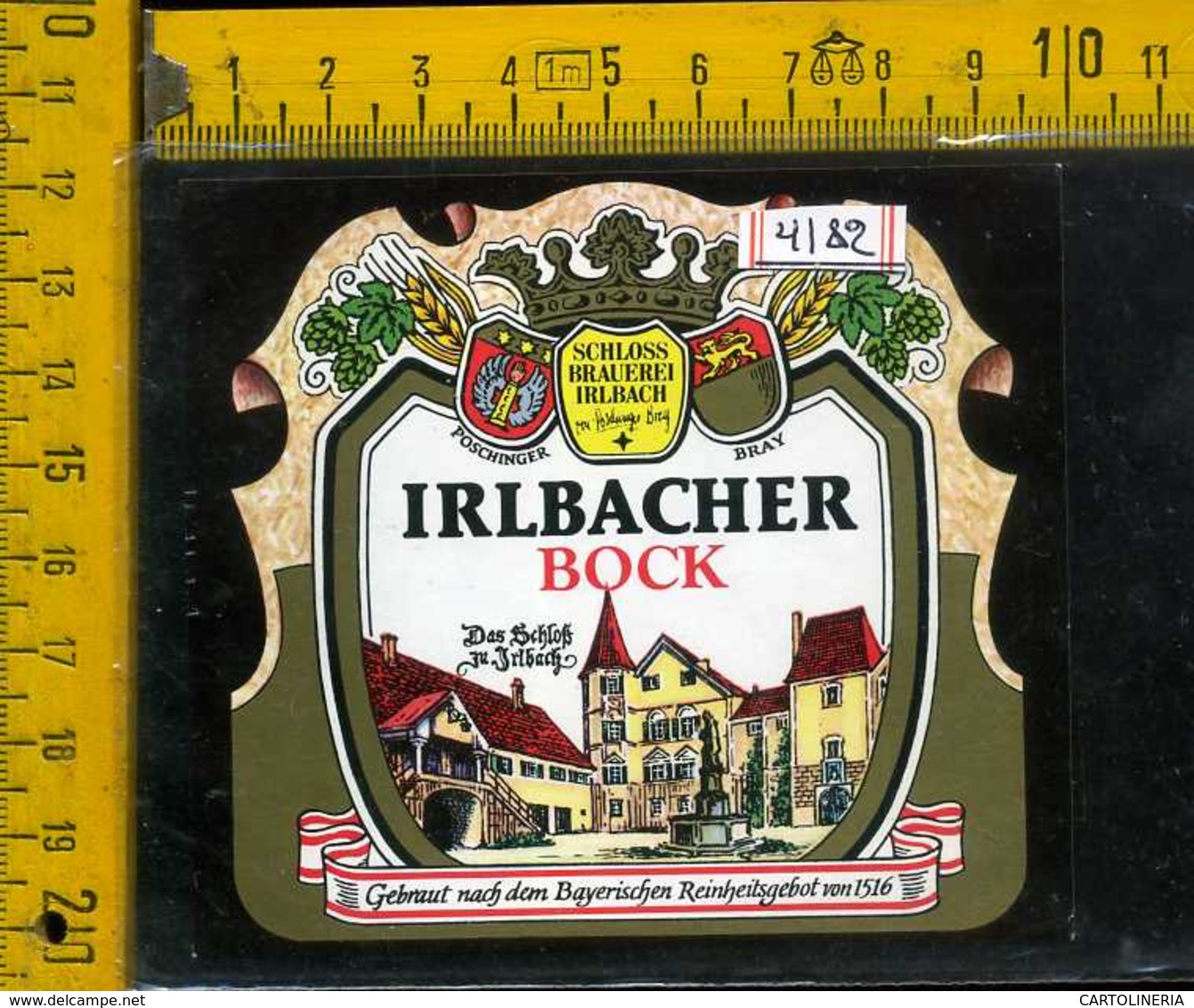 Etichetta Birra  Irlbacher Bock  Germania - Birra