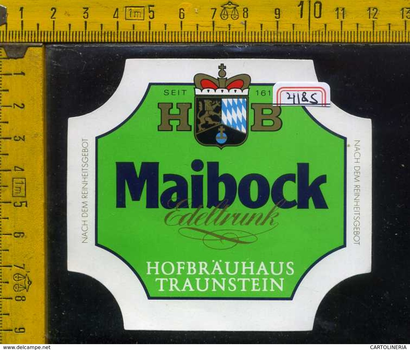 Etichetta Birra Maibock Edeltrunk Hofbrauhaus Germania - Birra