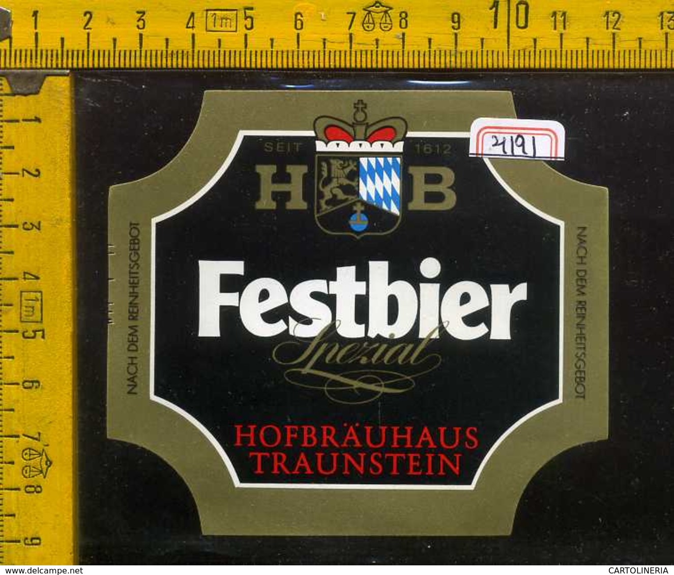 Etichetta Birra Festbier Spezial Hofbrauhaus-Germania - Birra