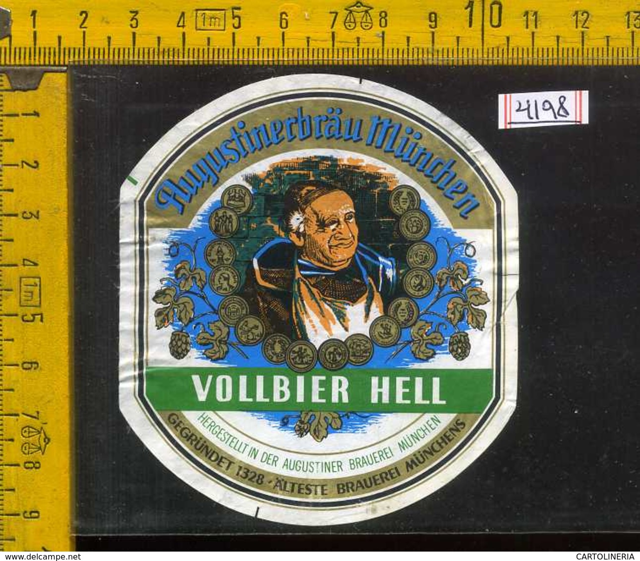 Etichetta Birra Egerer Vollbier Hell - Germania - Birra