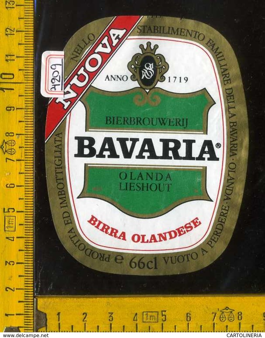 Etichetta Birra Bierbrouwerij Bavaria - Olanda - Birra