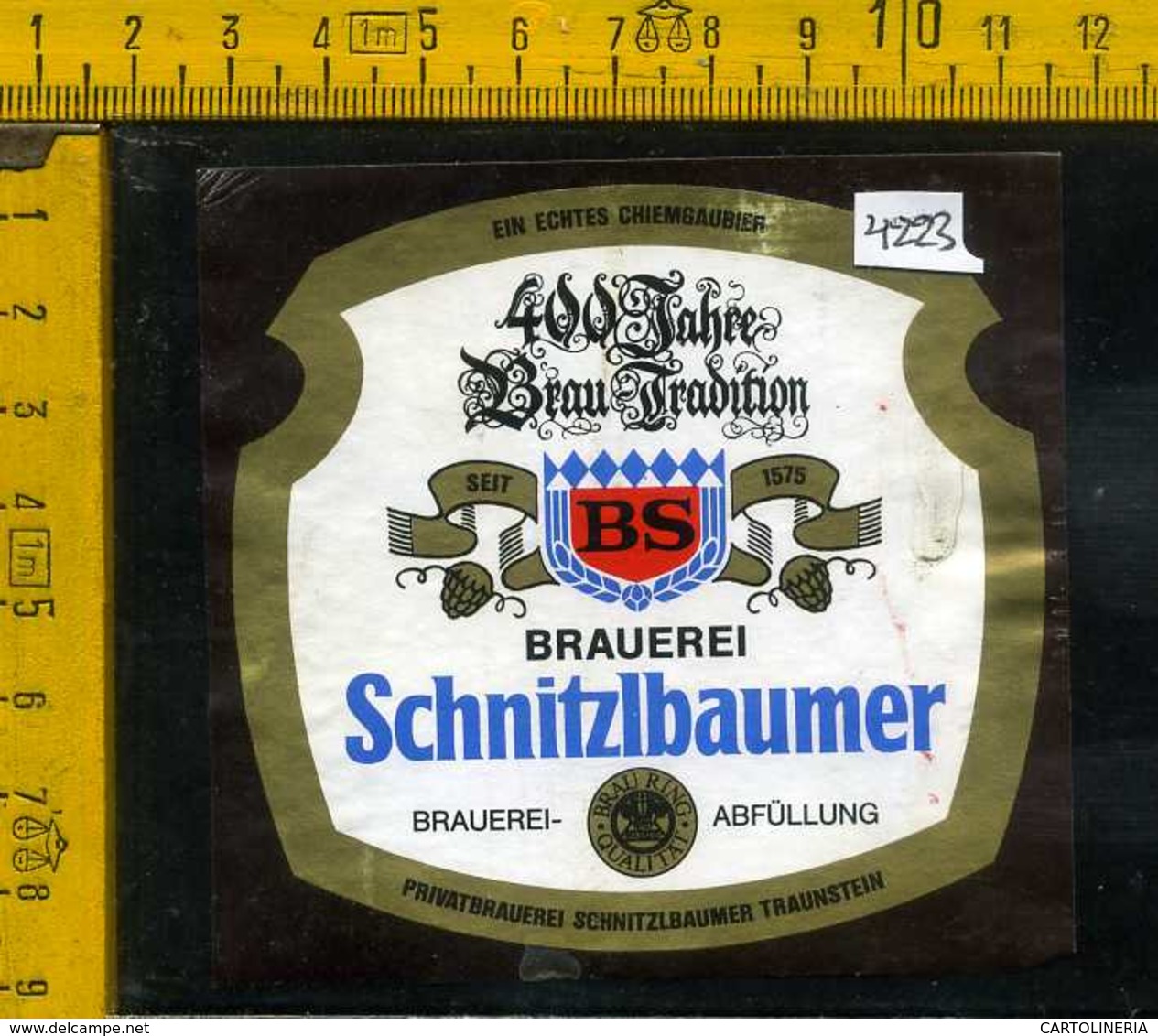 Etichetta Birra Brauerei-Schnitzlbaumer - Germania - Birra
