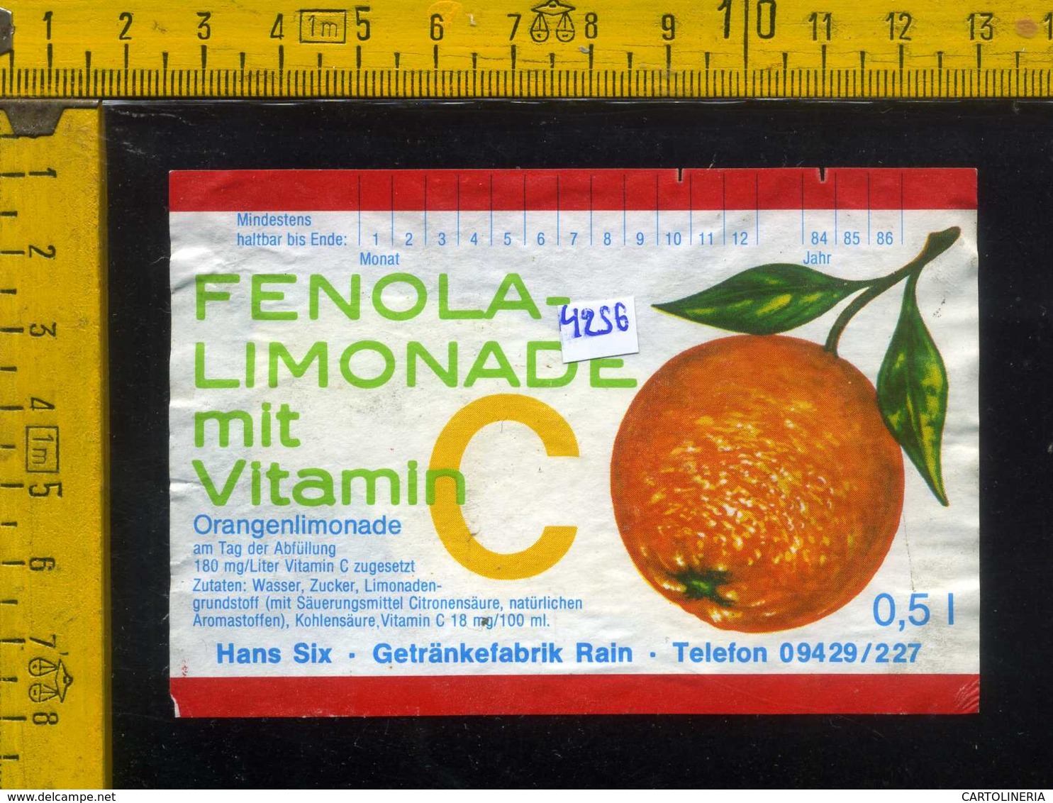 Etichetta Bibita Analcolica Fenola Limonade - Germania - Altri & Non Classificati