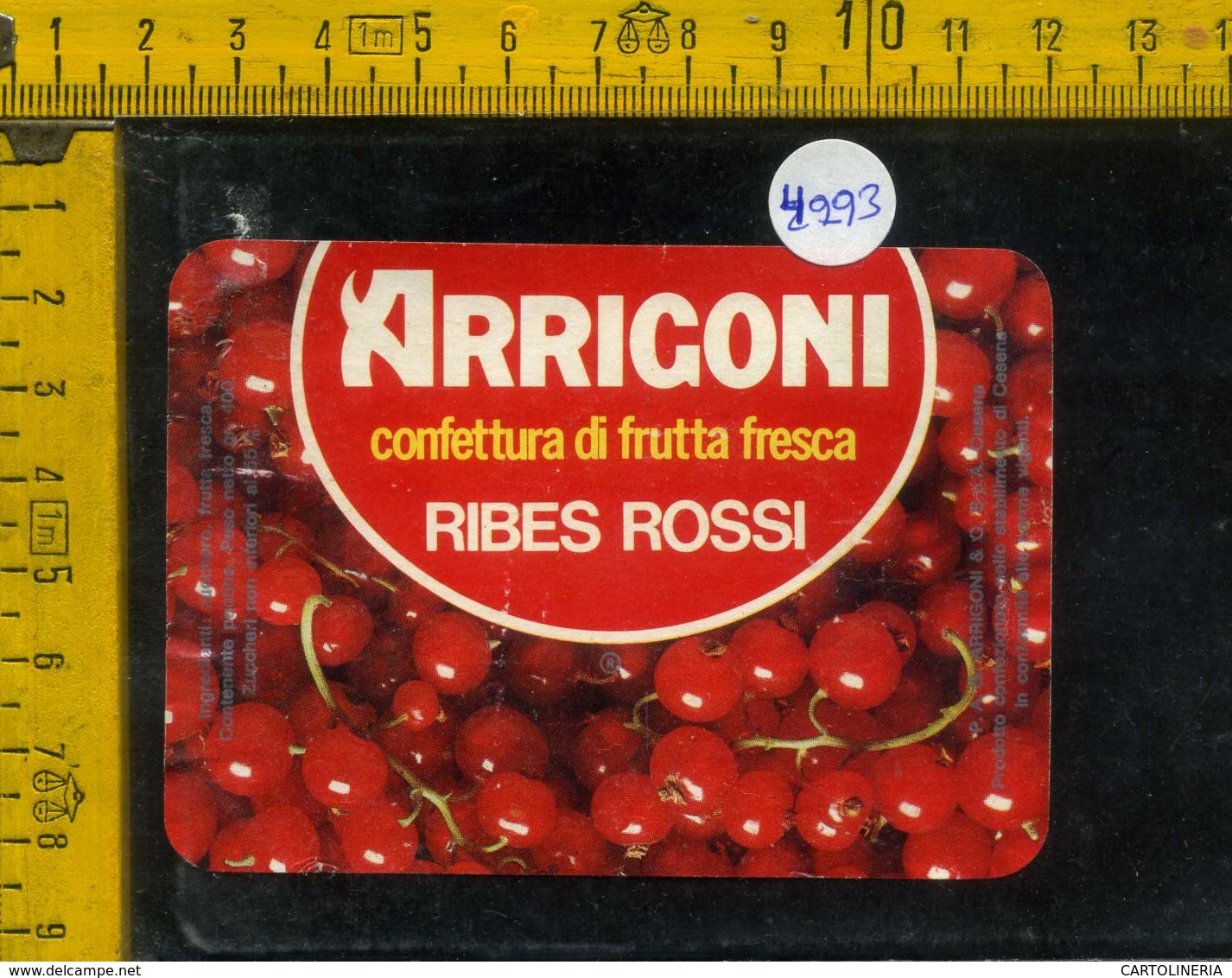 Etichetta Confettura Di Ribes Rossi Arrigoni - Cesena - Altri & Non Classificati
