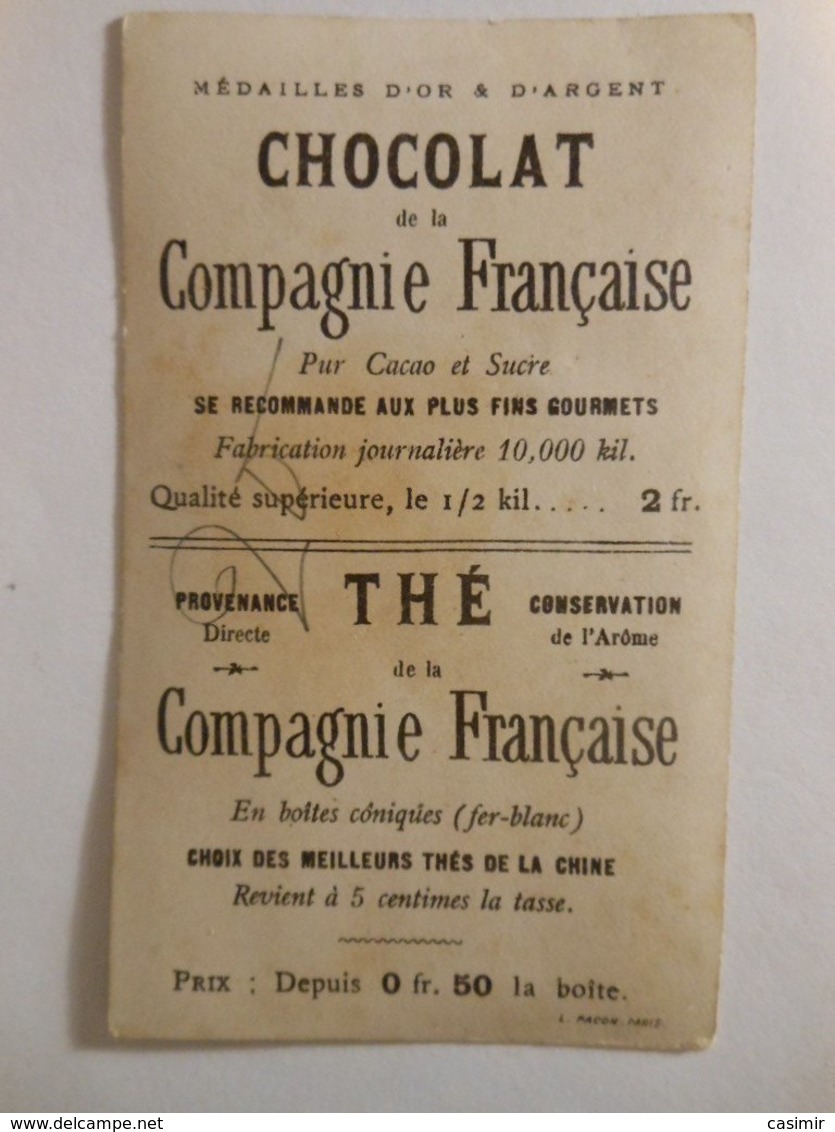 B0069f - Chromo Chocolat De La Cie Française DEUX ENFANTS Thé De La Chine - Autres & Non Classés