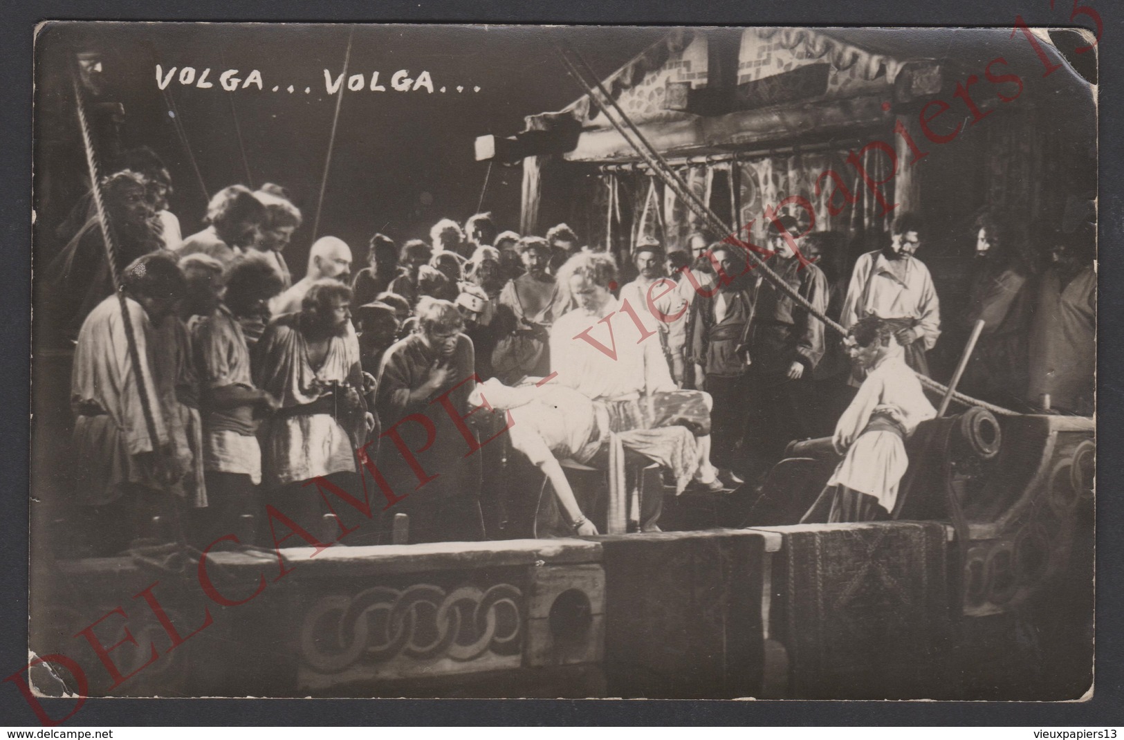 LITUANIE - TB Carte Photo Liaudies Namu SIAULIAI Théatre VOLGA ... VOLGA - Décembre 1929 - Lietuva Lithuania - Russia - Lituanie