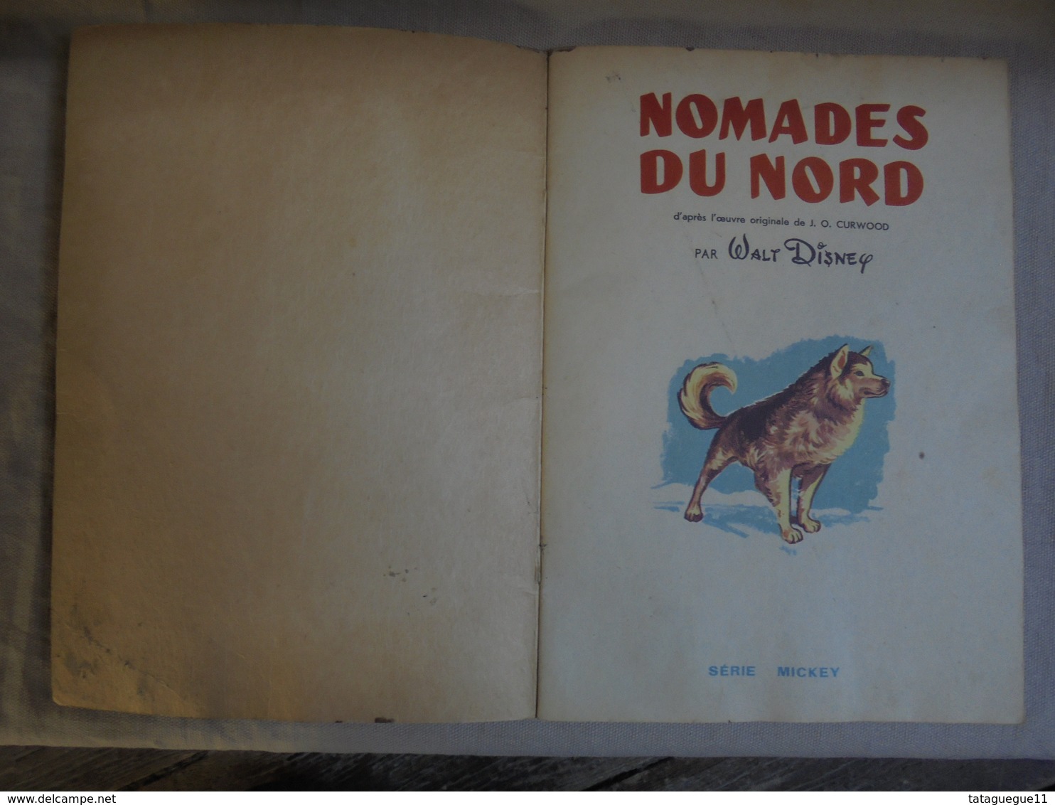 Ancien - Petit Livre Nomades Du Nord Votre Série Mickey N° 27 Walt Disney 1965 - Disney