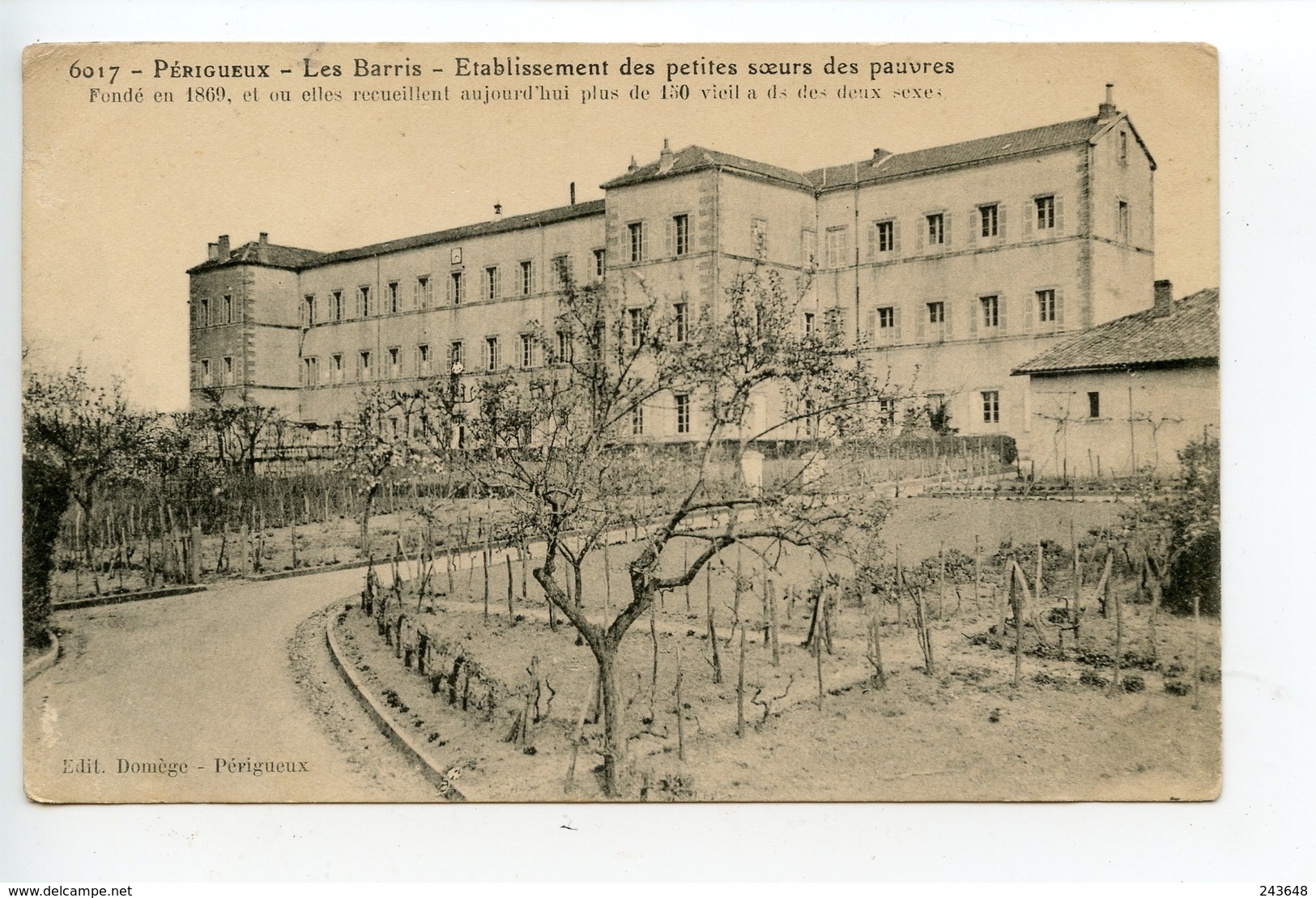 Périgueux Série 6000 6017 Les Barris établissement Des Petites Soeurs Des Pauvres - Périgueux