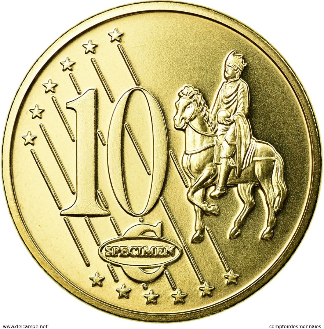 Vatican, Médaille, 10 C, Essai-Trial Benoit XVI, 2011, SPL, Laiton - Autres & Non Classés