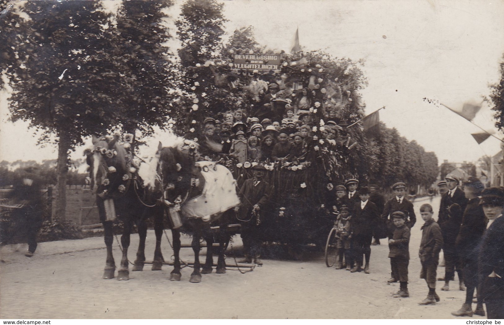 Handzame, Handzaeme, Unieke Fotokaart, De Verlossing Der Vluchtelingen (pk60381) - Kortemark