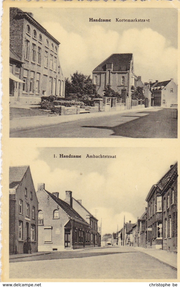 Handzame, Handzaeme, Kortemarkstraat, Ambachtstraat (pk60398) - Kortemark