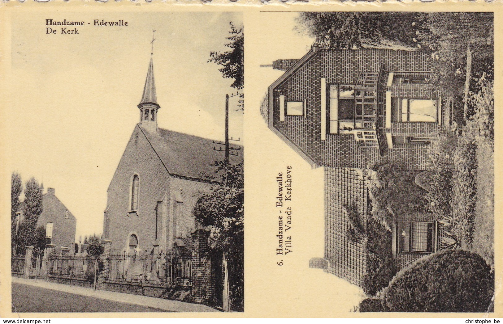 Handzame, Handzaeme, Edewalle, De Kerk, Villa Vande Kerkhove (pk60400) - Kortemark