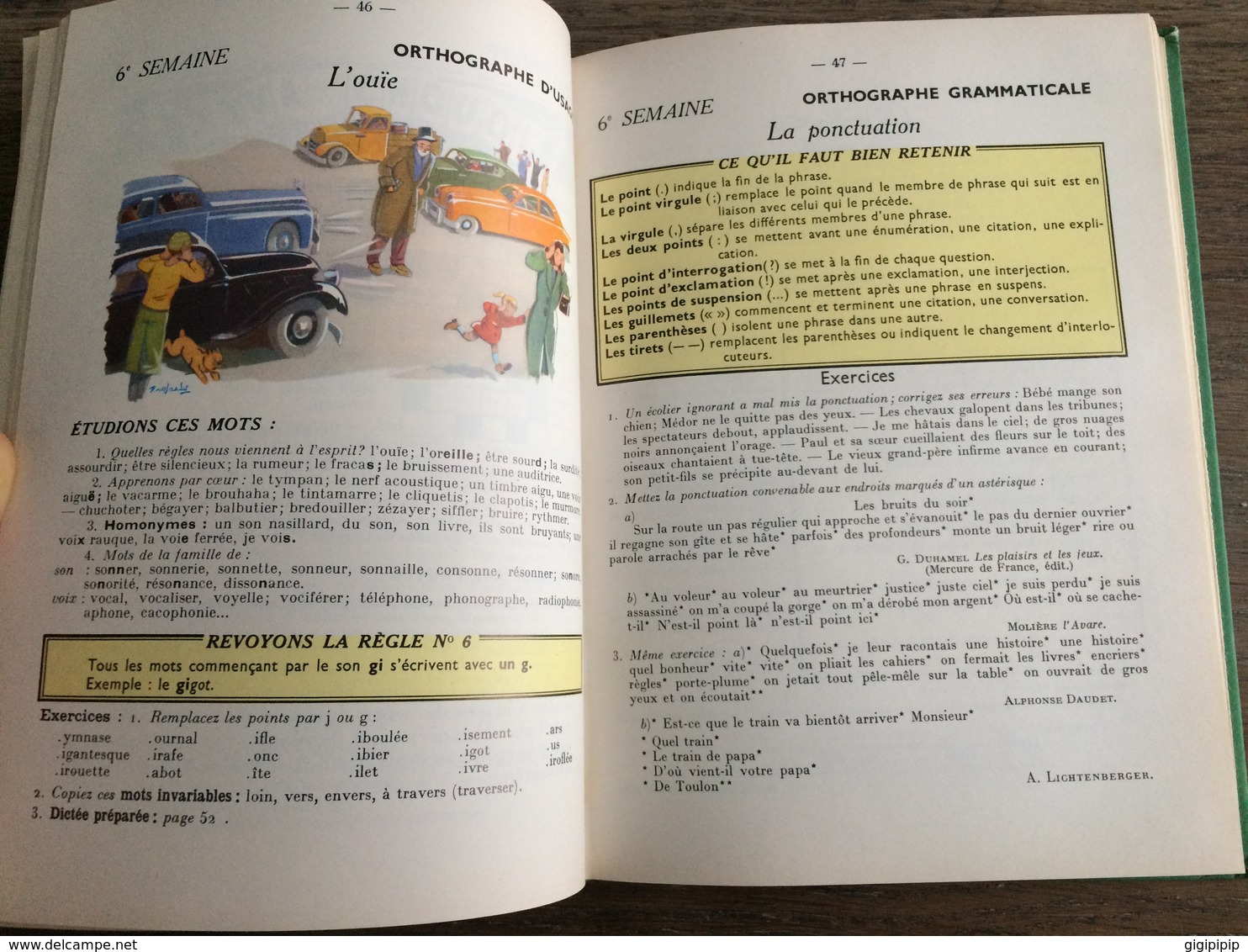 Ancien Livre SCOLAIRE CE GRAMMAIRE CONJUGAISON ORTHOGRAPHE Illustrations Ray Lambert RAYLAMBERT ECOLE 1970 - 6-12 Ans