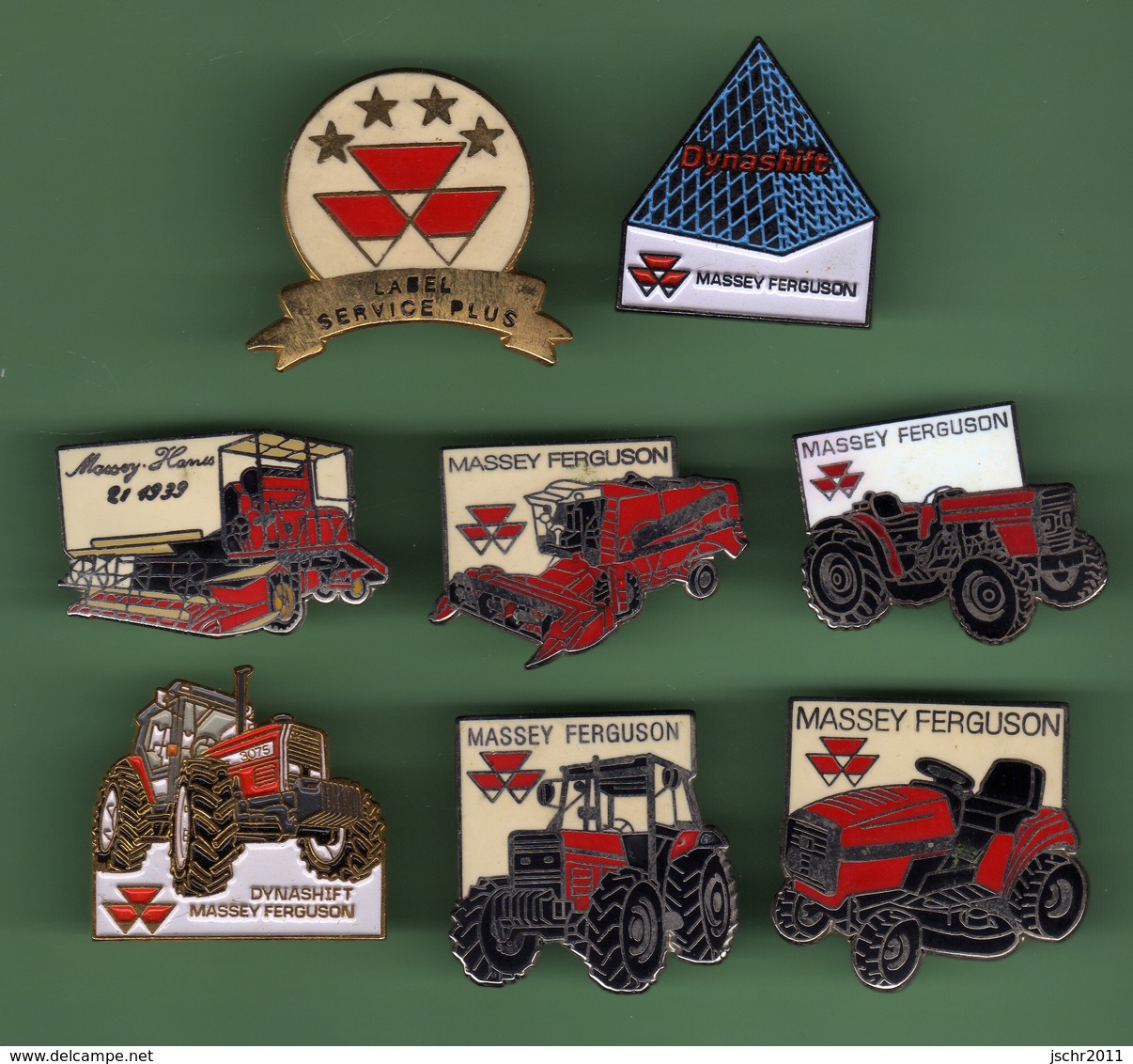 MASSEY FERGUSON *** Lot De 8 Pin's Differents  *** 1004 - Marques