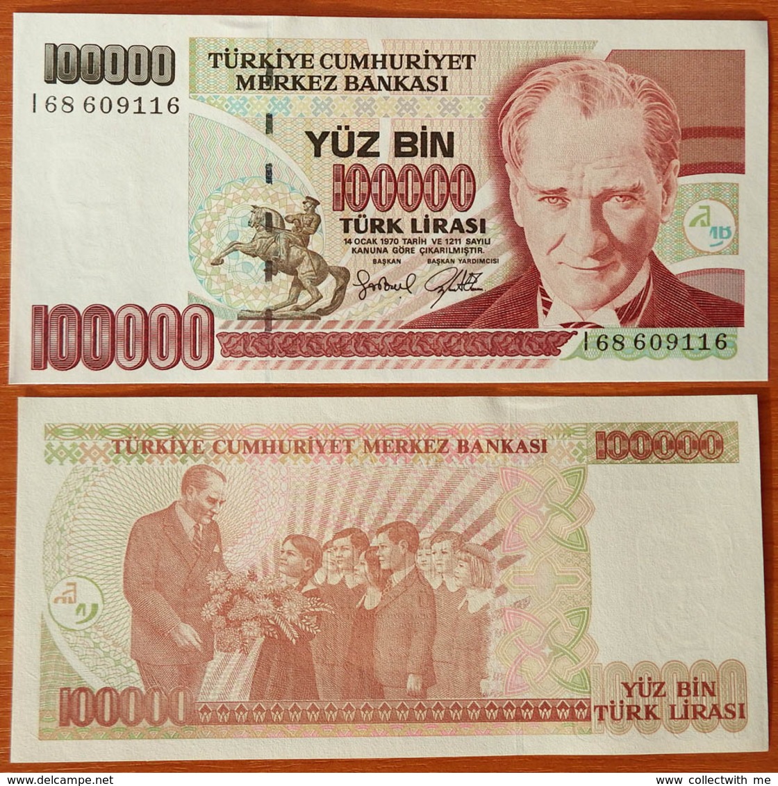 Turkey 100000 Lira 1997 UNC - Turkey