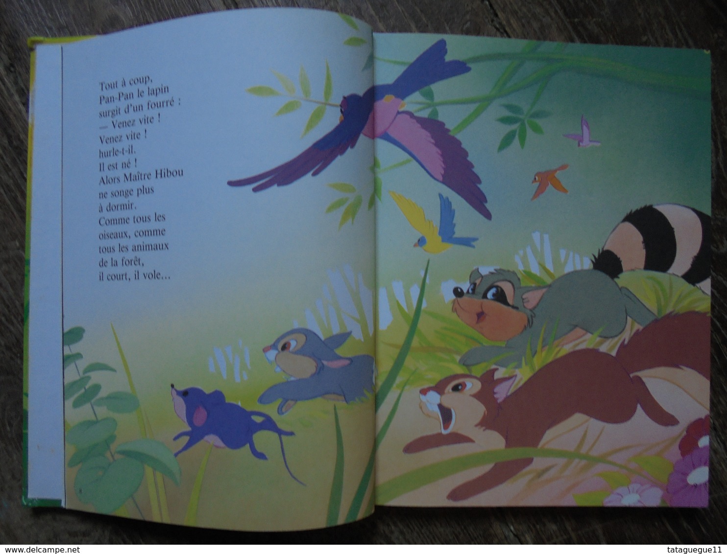 Livre Illustré Pour Enfant BAMBI 1992 - Disney