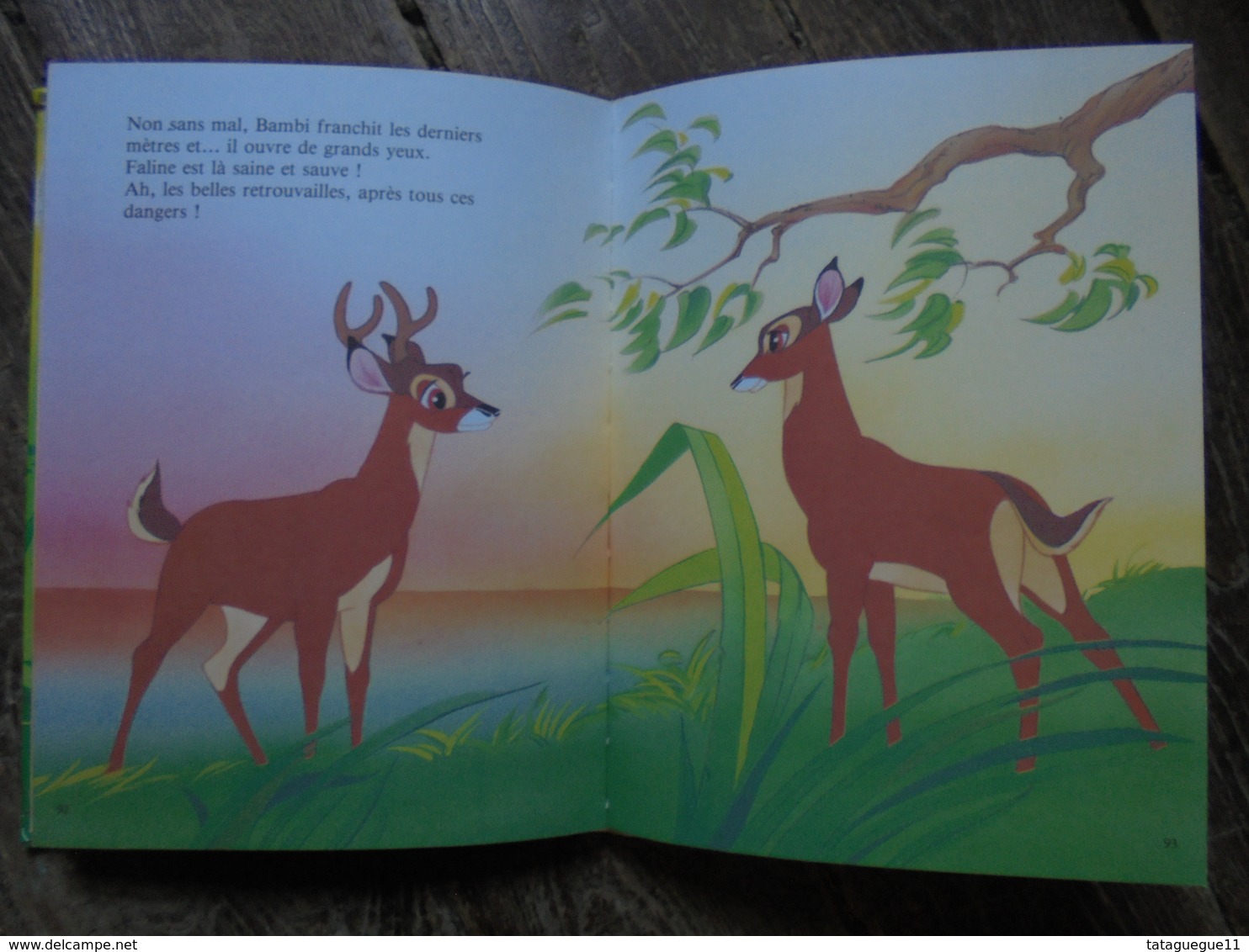 Livre illustré pour enfant BAMBI 1992