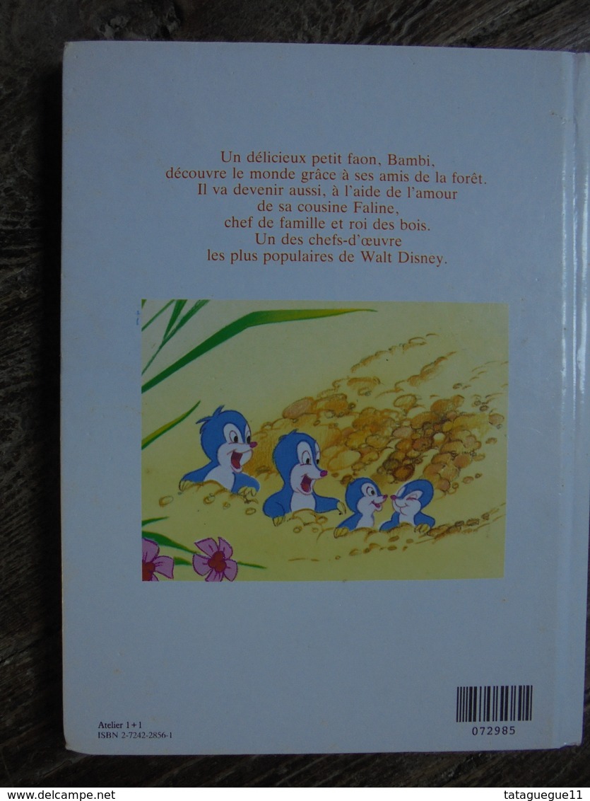 Livre illustré pour enfant BAMBI 1992