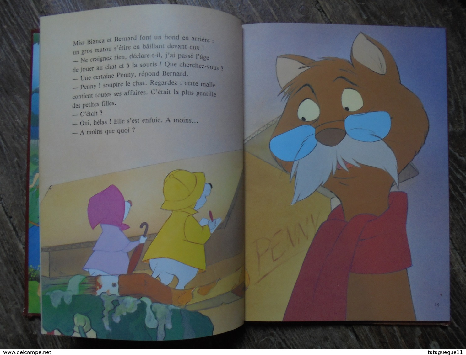 Livre Pour Enfant Le Monde Merveilleux De Walt Disney Bernard Et Bianca 1986 - Disney