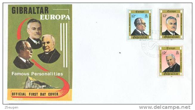 GIBRALTAR 1980 EUROPA CEPT FDC - 1980