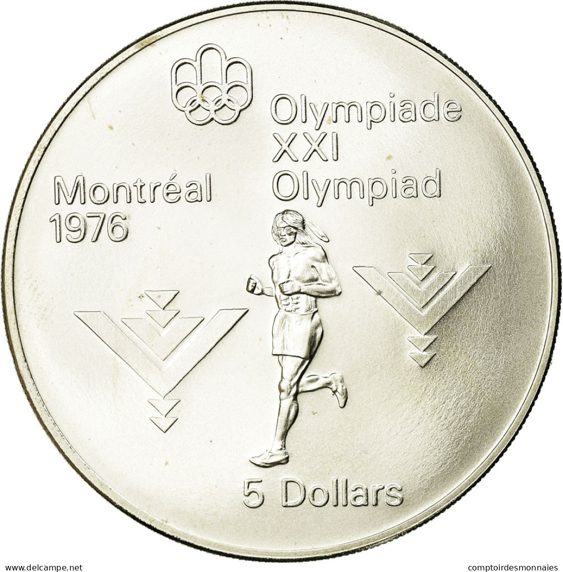 Monnaie, Canada, Elizabeth II, 5 Dollars, 1975, Royal Canadian Mint, Ottawa - Canada