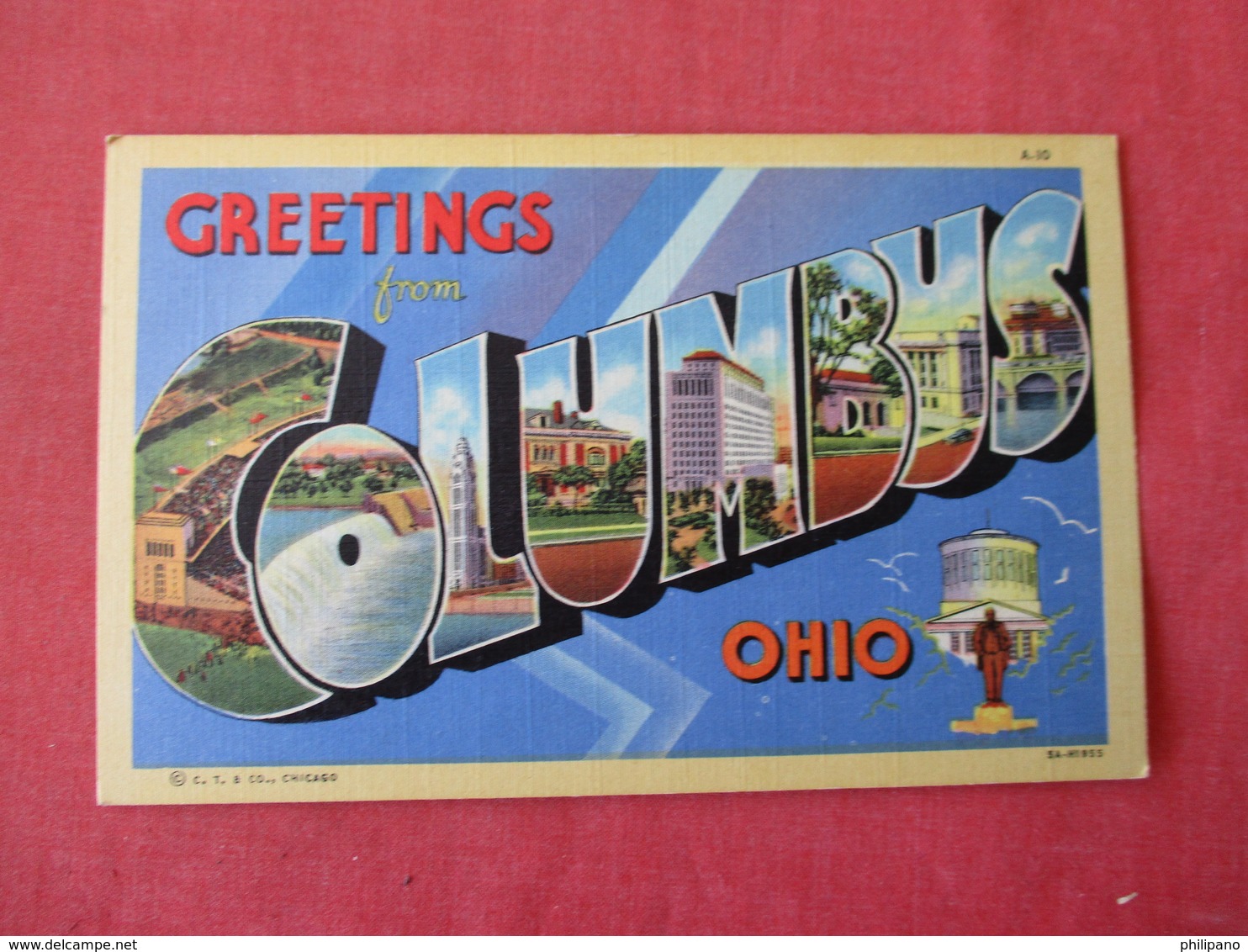 Greetings   Columbus  Ohio        Ref 3342 - Columbus