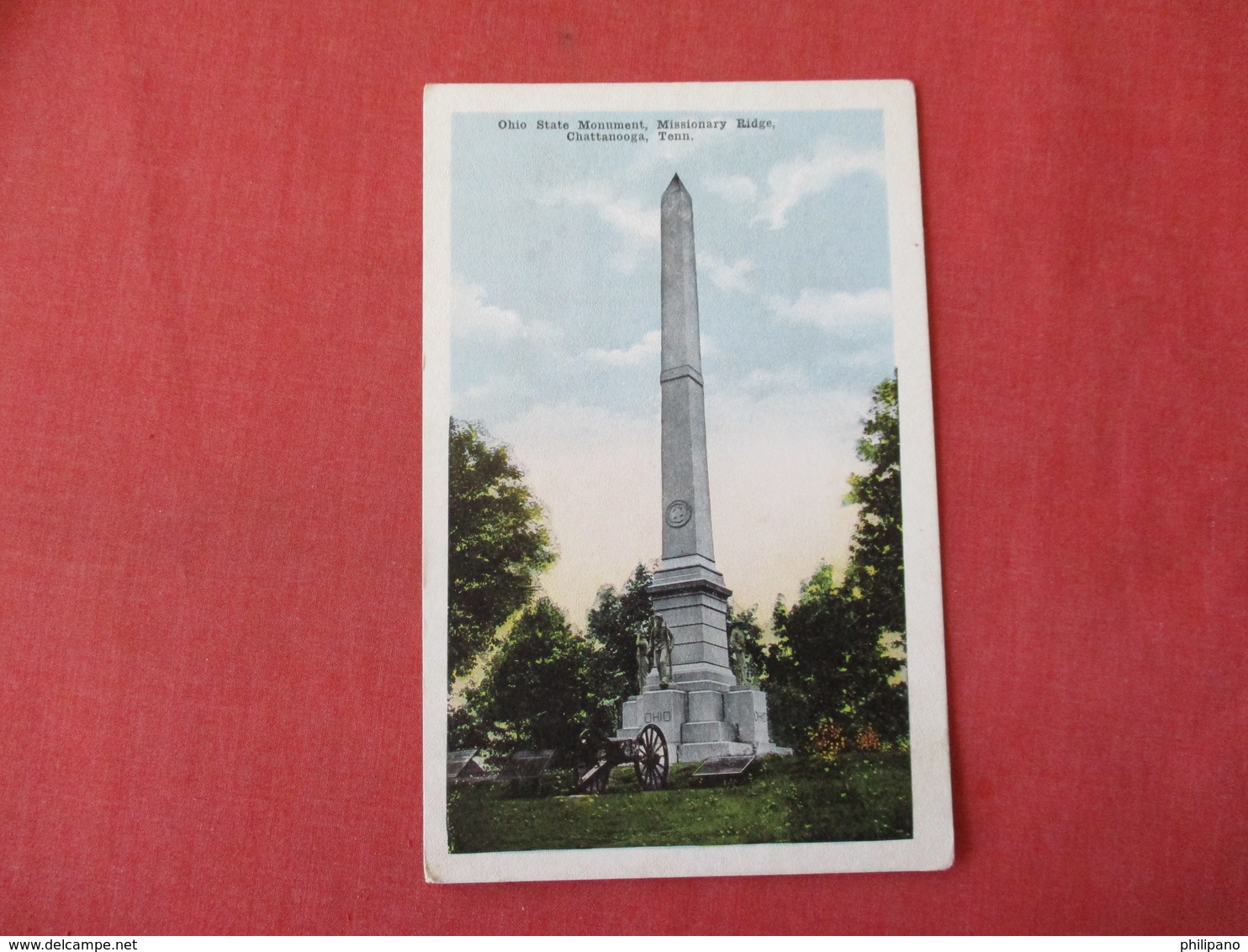 Ohio State Monument Missionary Ridge Chattanooga Tennessee      Ref 3342 - Chattanooga