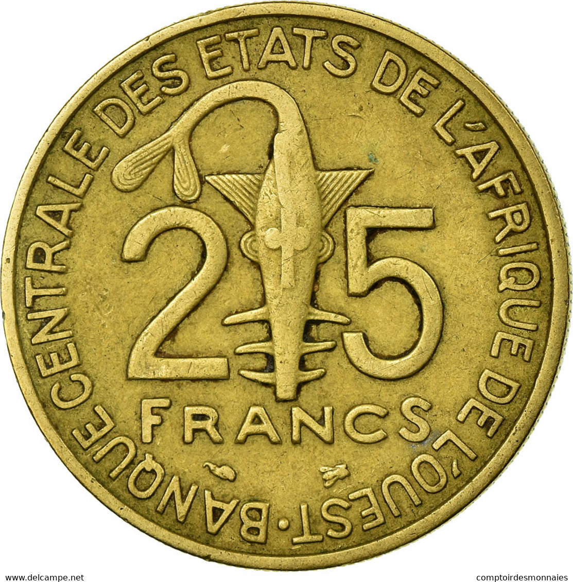 Monnaie, West African States, 25 Francs, 1997, TTB, Aluminum-Bronze, KM:9 - Elfenbeinküste