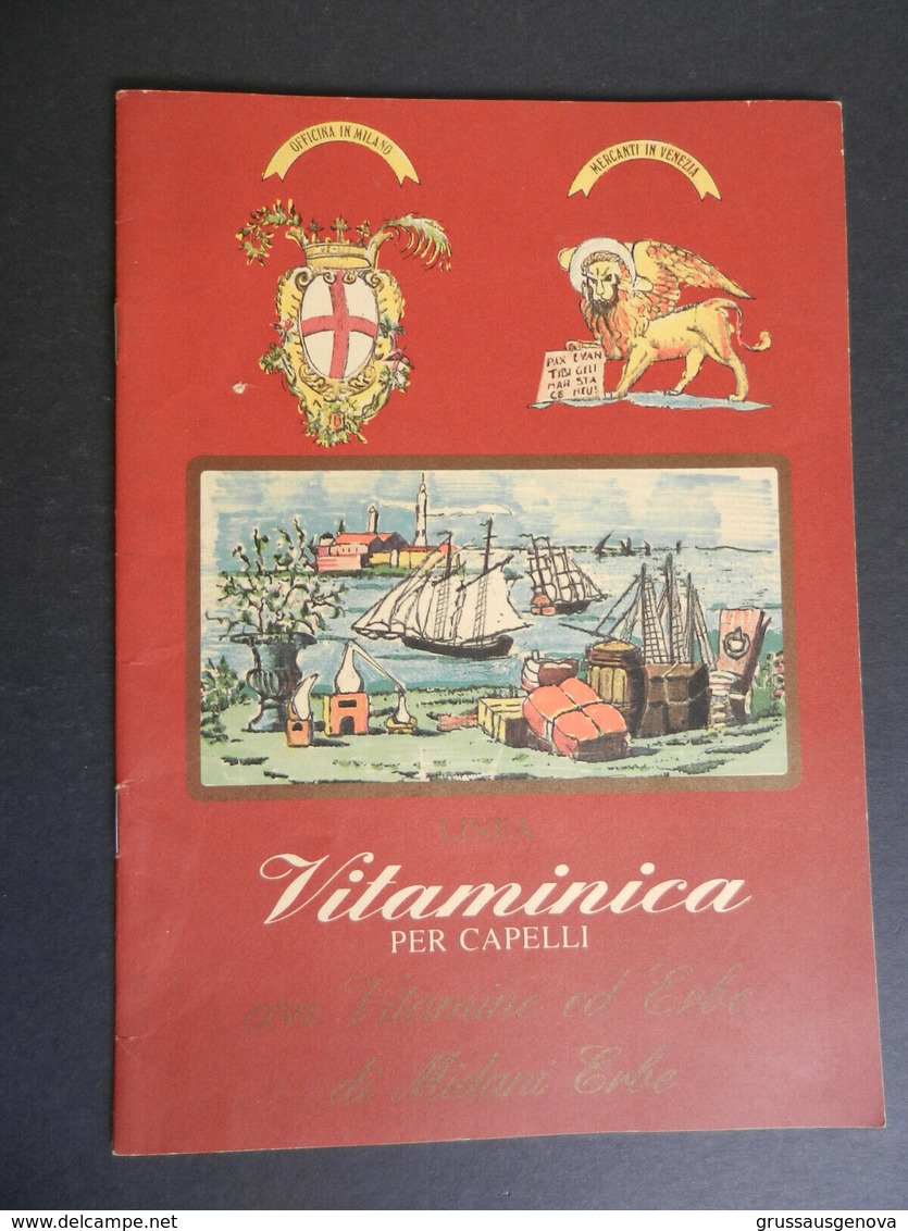 2.2) VITAMINICA LINEA PER CAPELLI TRICOLOGIA BELLA COPERTINA OTTIME CONDIZIONI VEDI FOTO FORMATO 25 X 21 - Pubblicitari