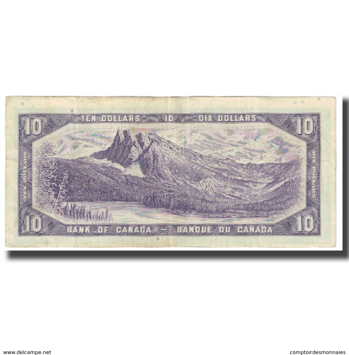 Billet, Canada, 10 Dollars, 1954, KM:79a, TB - Canada