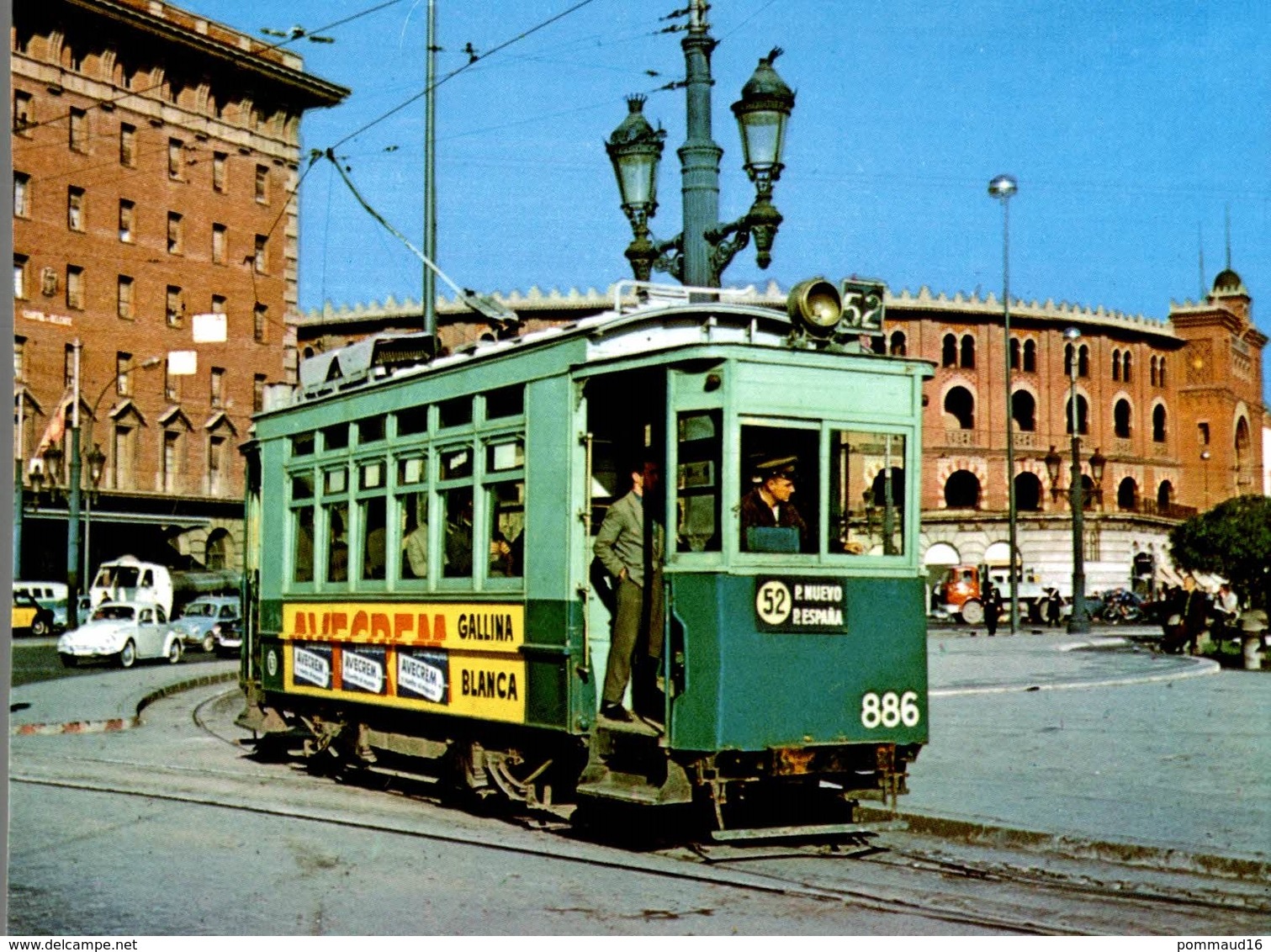 CPM Tram-Vies De Barcelona Cotxe 886 Serie 860-889 - Strassenbahnen