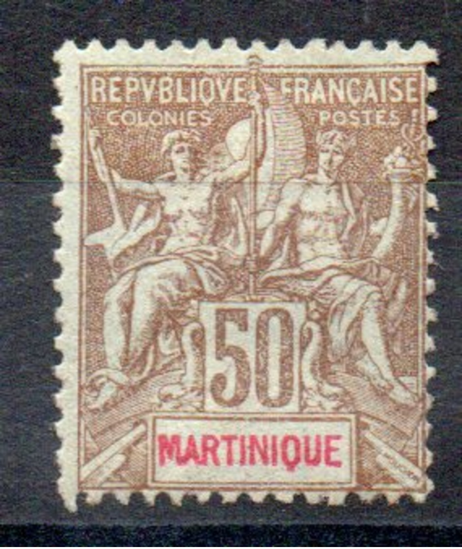 MARTINIQUE - YT N° 49 -  Neuf * - MH - Cote: 50,00 € - Neufs