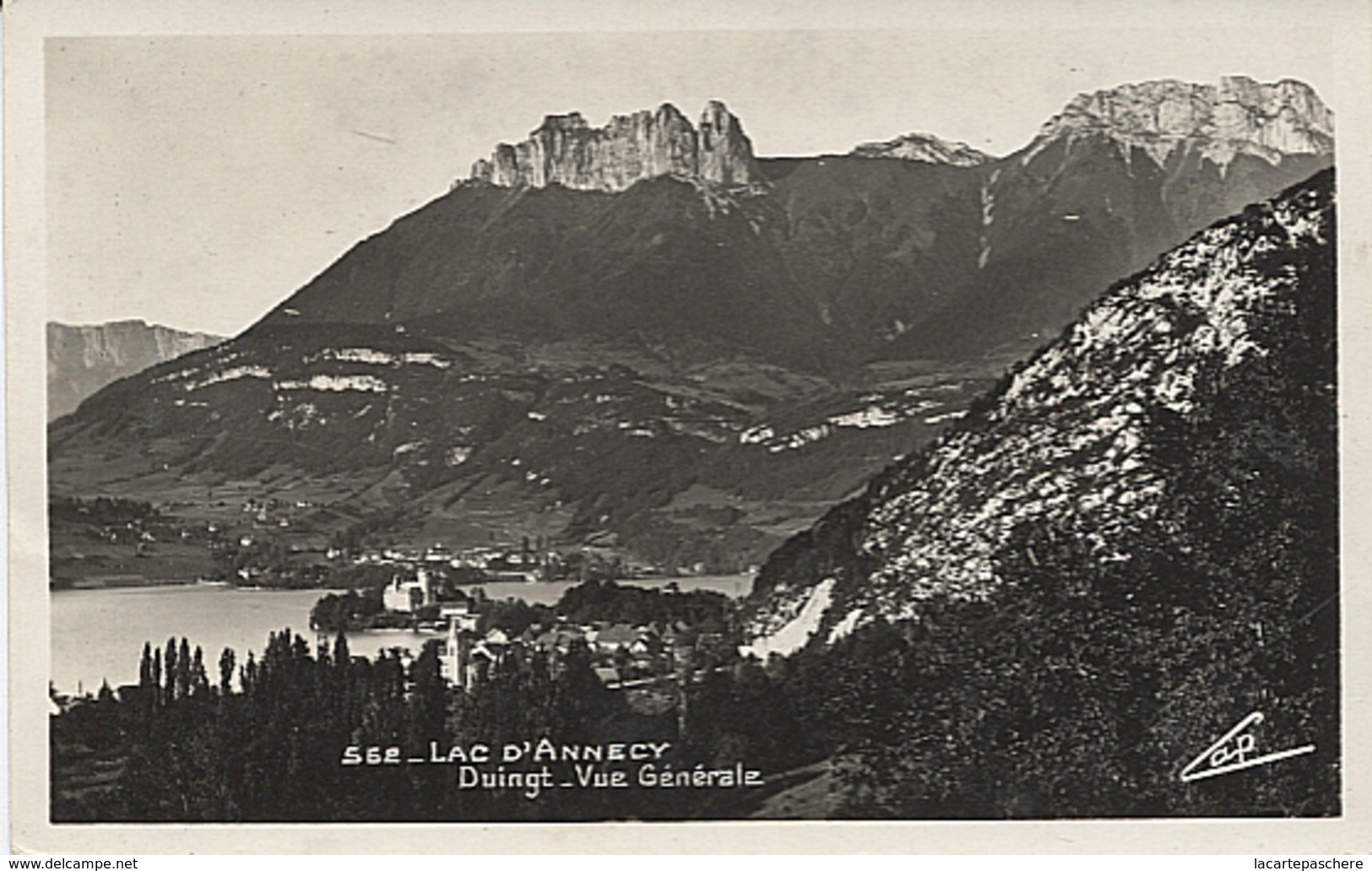 X112496 HAUTE SAVOIE LAC D' ANNECY DUINGT VUE GENERALE - Duingt