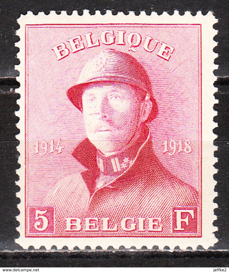 177Cu**  Roi Albert Casqué - Trait Sur Le Nez - MNH** - COB 440 - LOOK!!!! - 1919-1920 Behelmter König