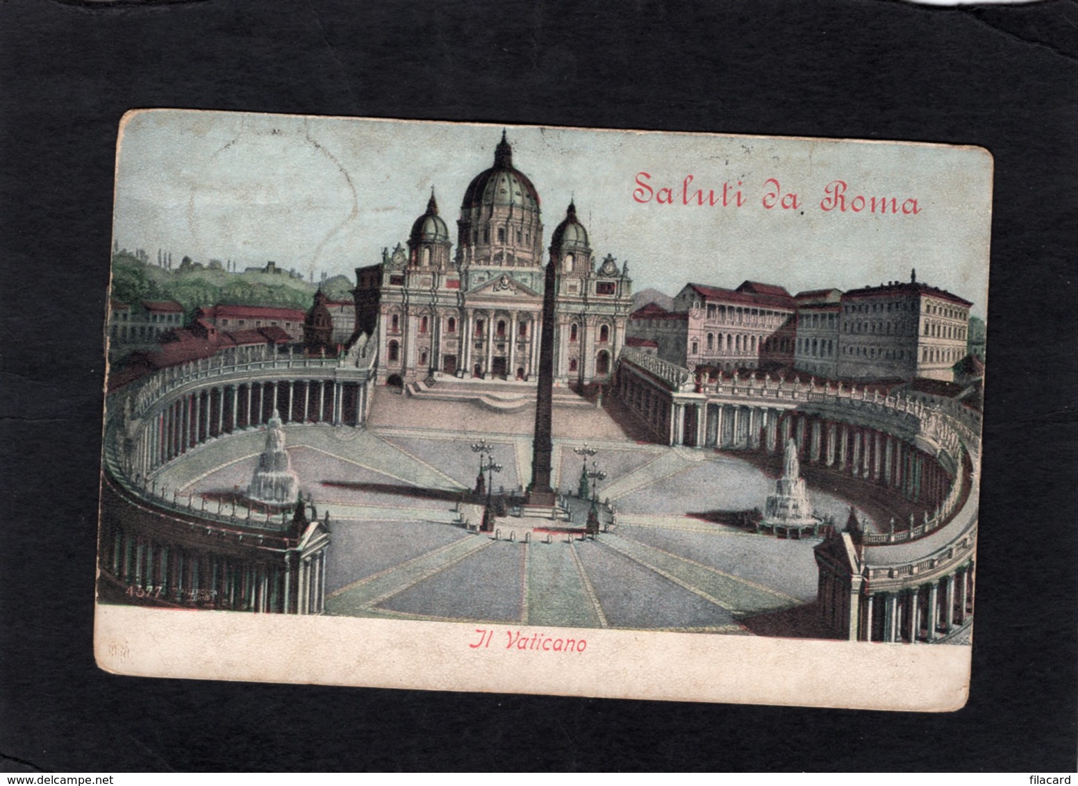 85912     Italia,  Saluti Da  Roma, Il  Vaticano,  VGSB  1906 - San Pietro
