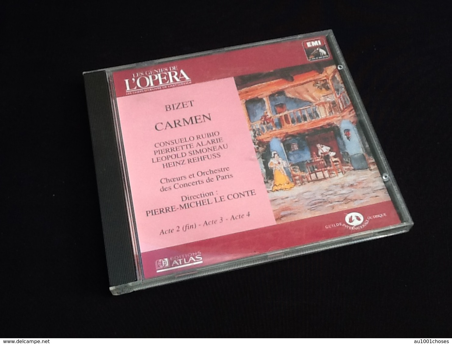 CD  Bizet  Carmen  Les Génies De L' Opéra - Classique