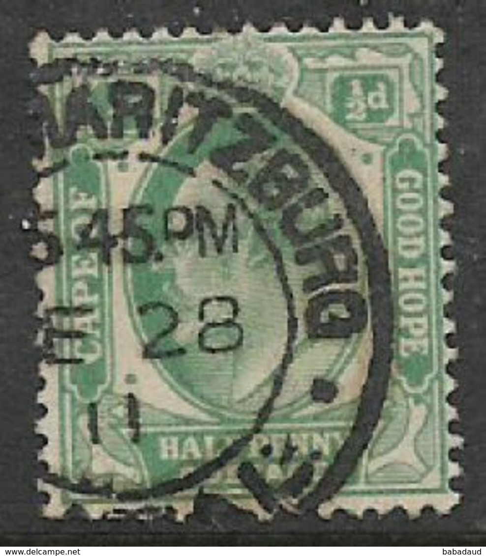 South Africa. CoGH, EVIIR, 1/2d, Used Interprovincial, (PETER)MARITZBURG NATAL -28 11 - Natal (1857-1909)