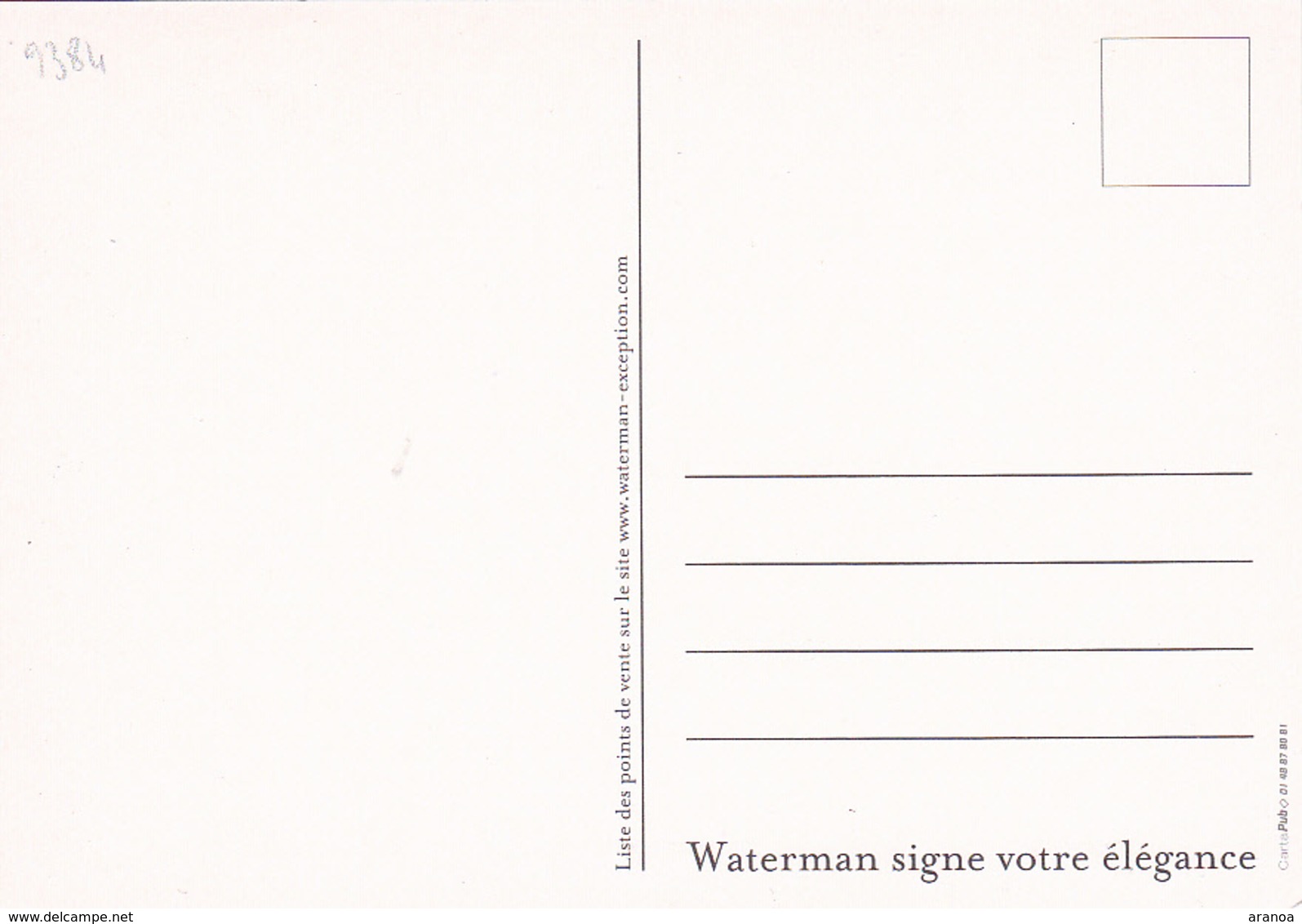 Waterman Signe Votre élégance - Publicité