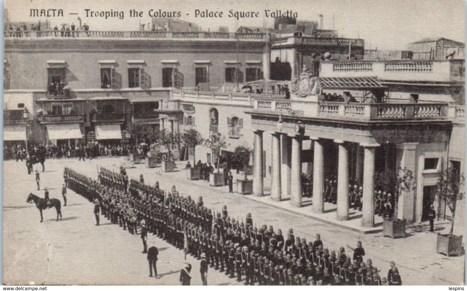 MALTE -- Tooping The Calours - Palace - Malta