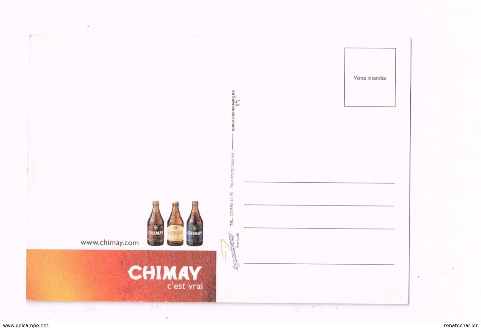 Chimay,elle A Le Feu Sacré (Bière) - Publicité