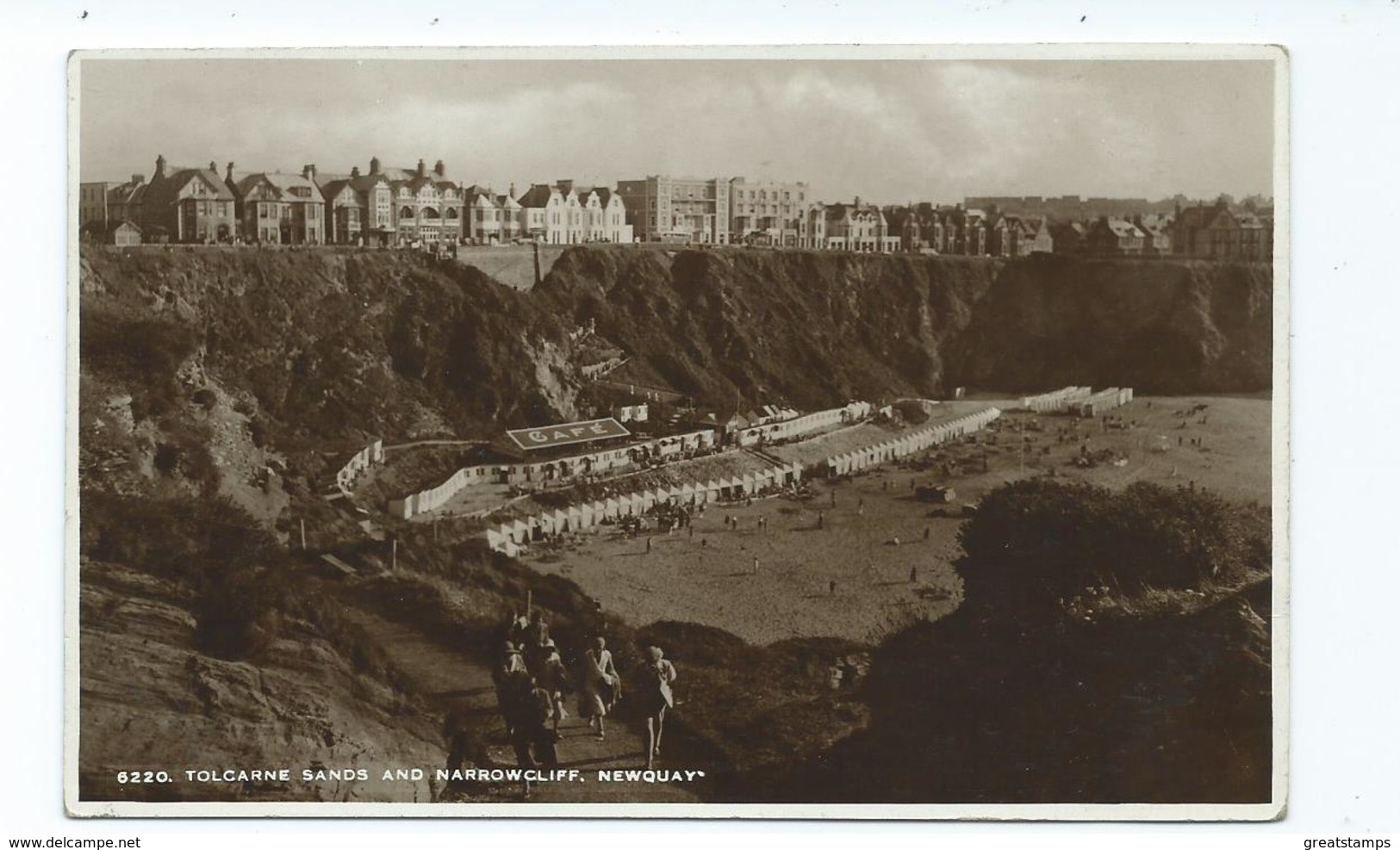 Cornwall Newquay Rp Tolcarne Sands Animated Unposted Sweetman - Newquay