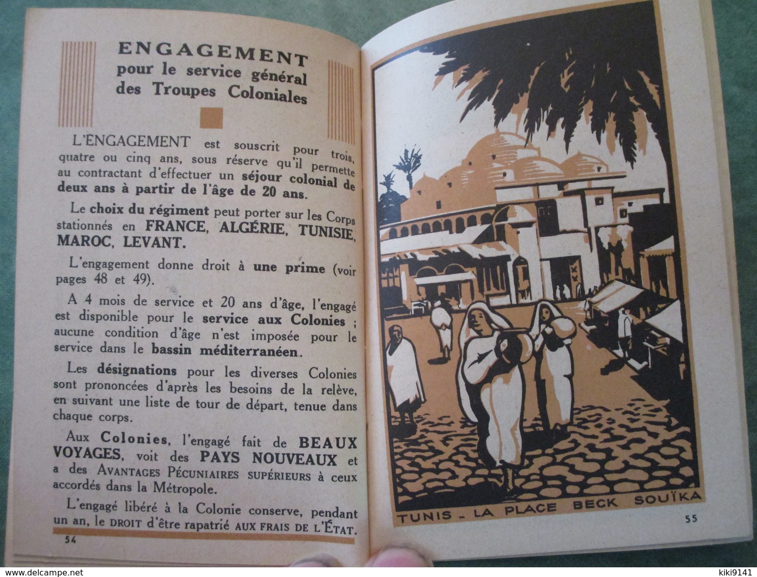 AGENDA DU JEUNE FRANCAIS 1933 - Diverses Activités Professionnelles par l'Engagement Militaire (44 pages)