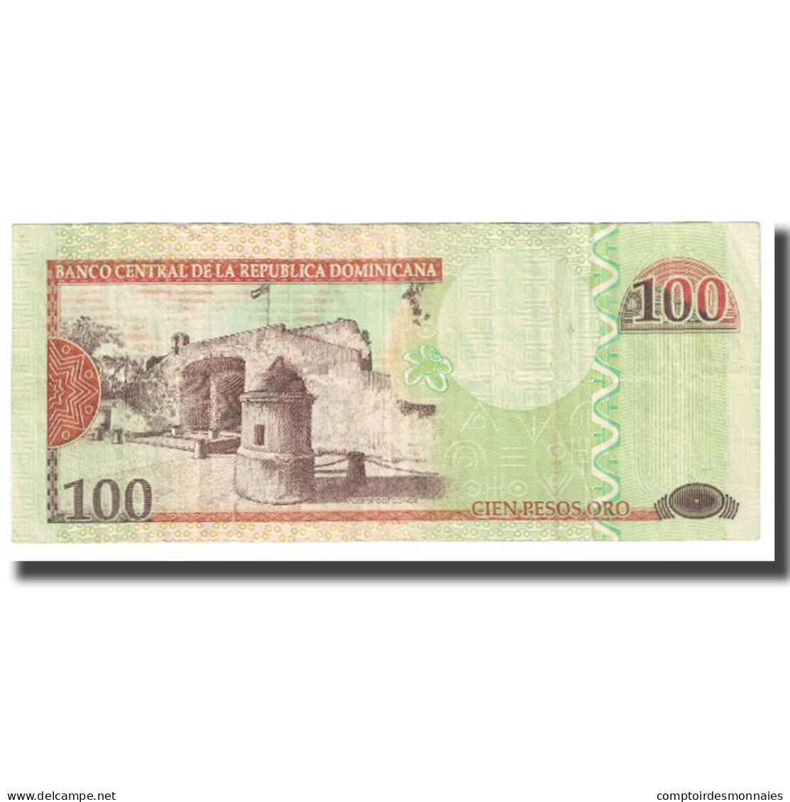 Billet, Dominican Republic, 100 Pesos Oro, 2009, KM:177b, TB - Repubblica Dominicana