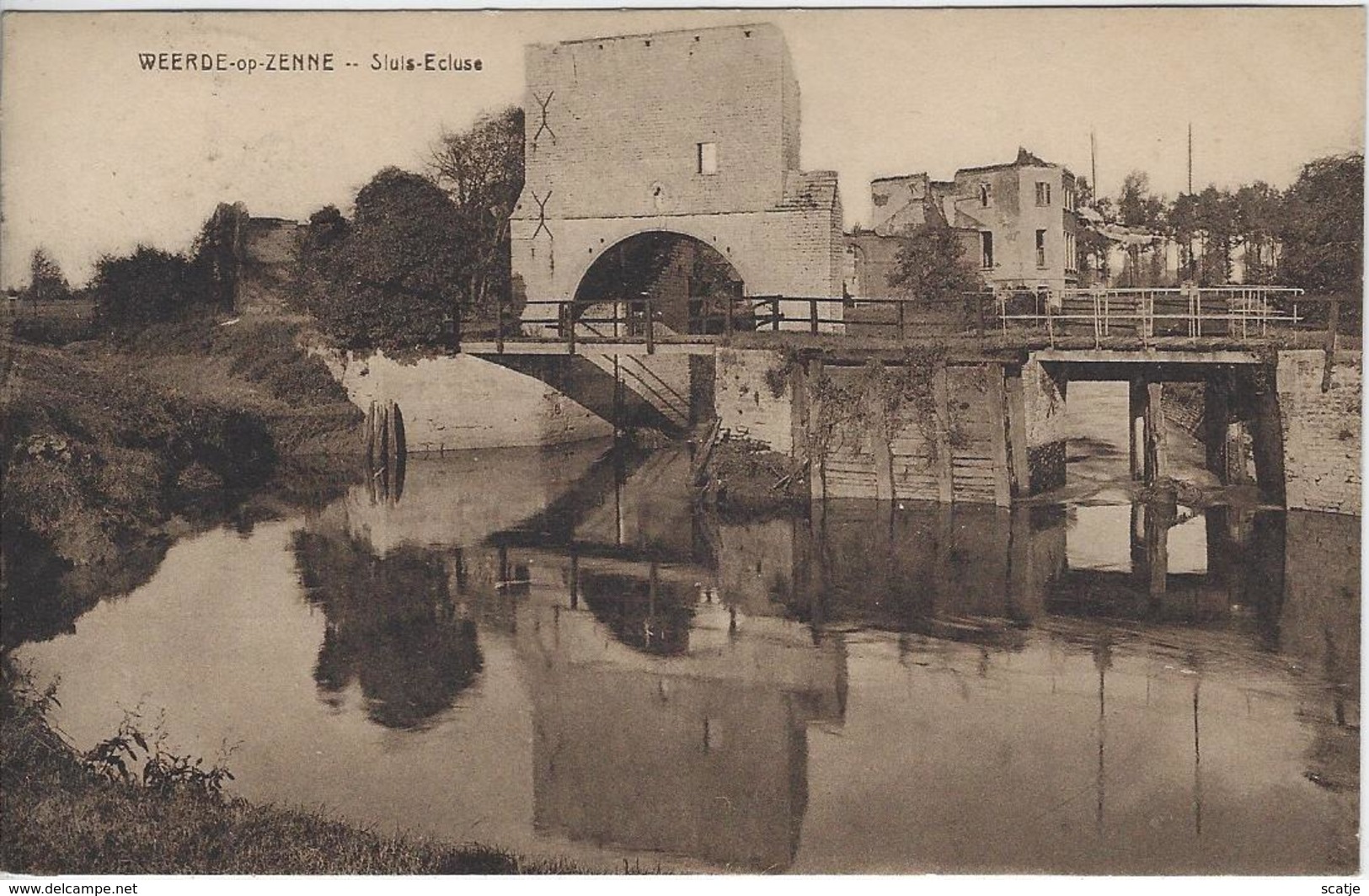 Weerde-op-Zenne   --   Sluis-Ecluse    -   1948   Naar   Vallaer,   Wilrijck - Zemst