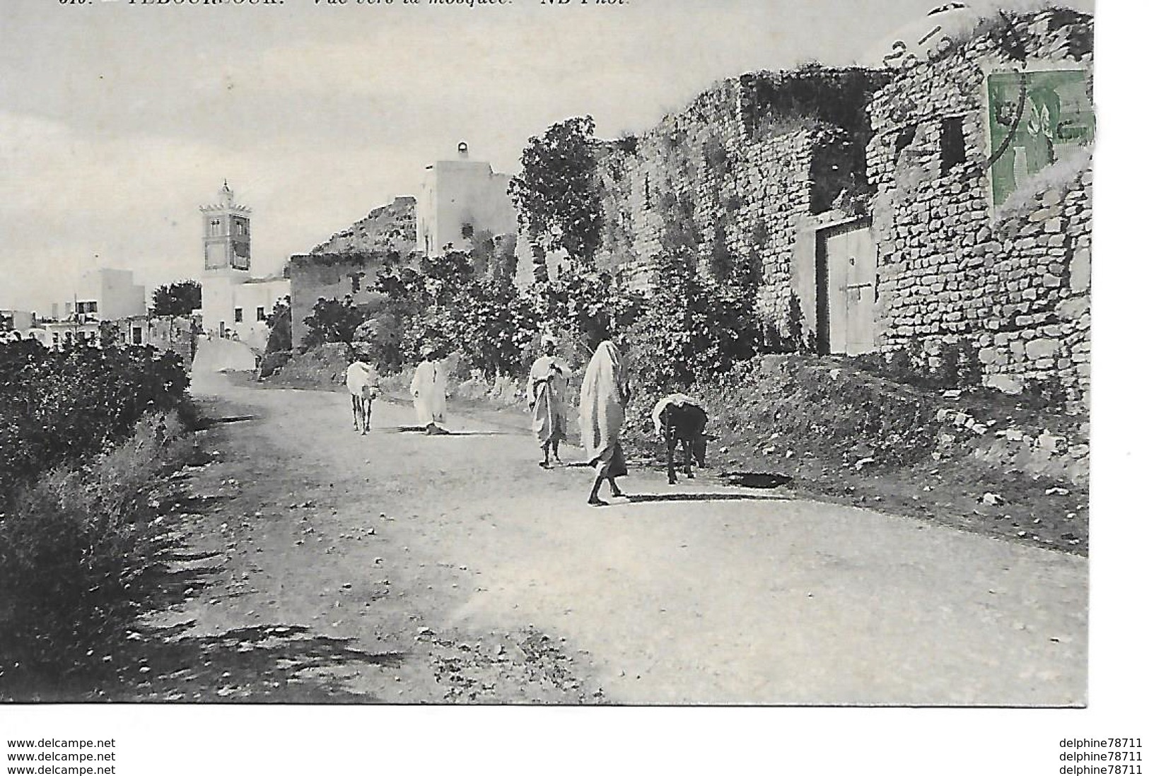 Teboursouk - Vue Vers La Mosquée - Tunisia