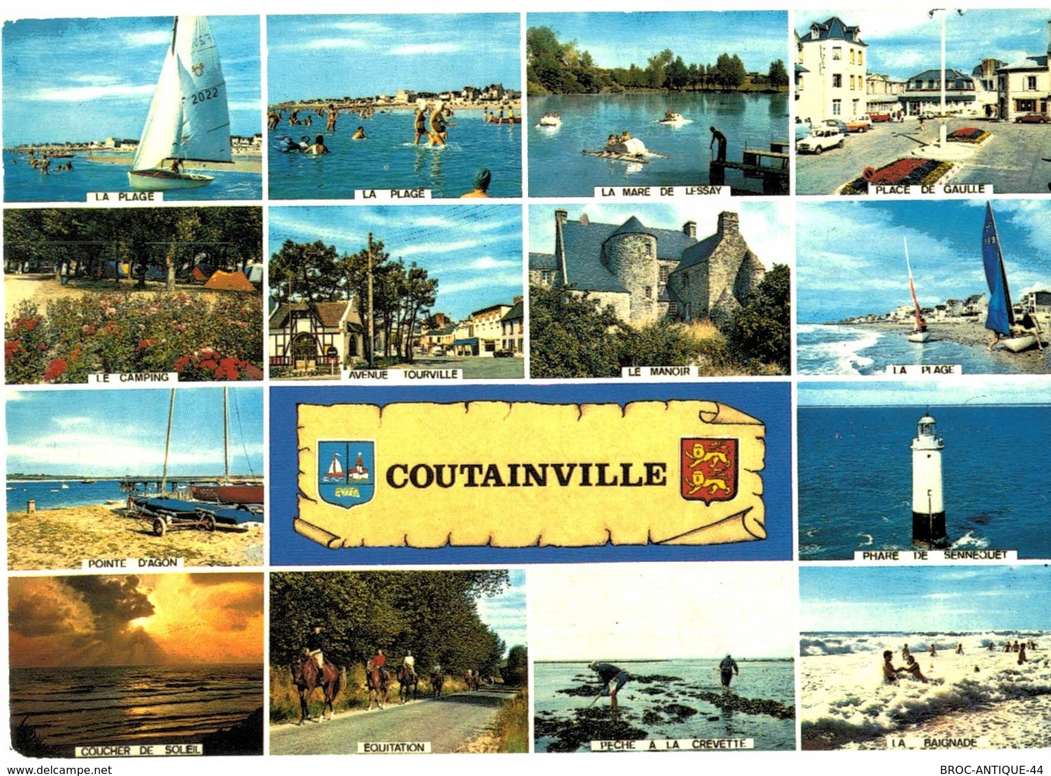 LOT N°1374 - LOT DE + 30 CARTES DE COUTAINVILLE